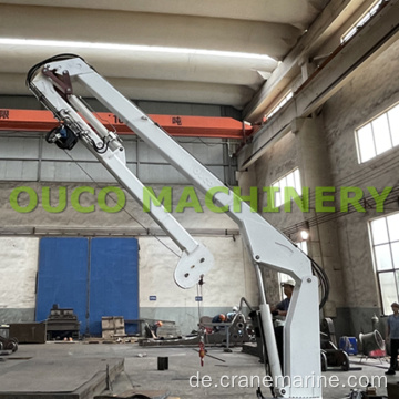 Neuer exportierter ABS-zertifizierter 0.99T10M Hydraulischer Knuckle Boom Marine Crane